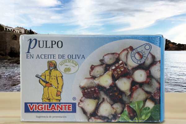 Pulpo en Aceite - Polypfisch in Olivenöl