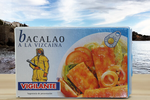Bacalao Vizcaina -. Kabeljau in Tomatensauce
