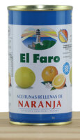El Faro Oliven gefüllt mit Orange