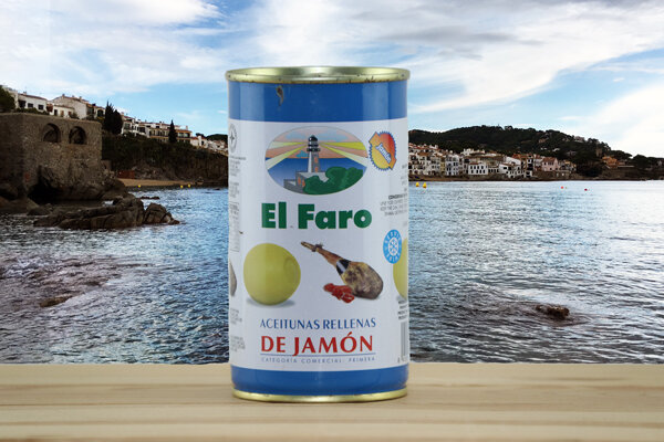 El Faro Oliven Gefüllt mit Schinken