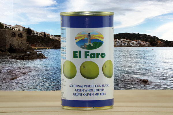 El Faro Oliven Grün mit Stein